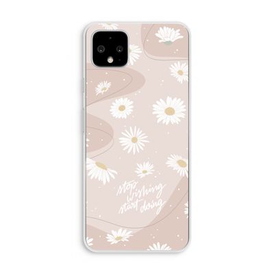 Daydreaming becomes reality: Pixel 4 XL Transparant Hoesje