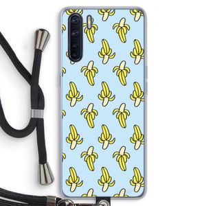 Bananas: Oppo A91 Transparant Hoesje met koord