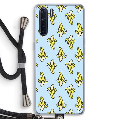 Bananas: Oppo A91 Transparant Hoesje met koord