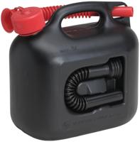 Hünersdorff jerrycan "premium (un) benzin canist. 5l black plastic, un