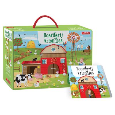 Rebo Publishers Boek en puzzel - boerderijvriendjes
