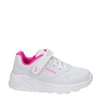 Skechers Uno Lite sneakers wit/roze - thumbnail