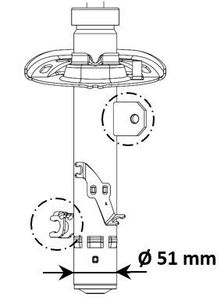 Schokdemper 3338004