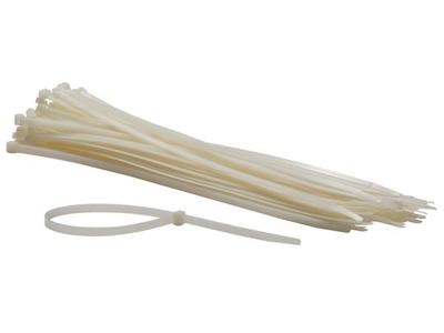 Set met nylon kabelbinders 8.8 x 500 mm wit (100 st.) - Velleman