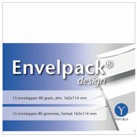 Envelop papyrus envelpack c6 114x162mm wit