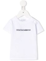 Dolce & Gabbana Kids t-shirt à logo imprimé - Blanc