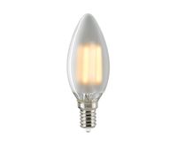 LED kaarslamp 250 lumen (25W) E14 3W mat glas dimbaar voor kroonluchters