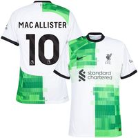 Liverpool Dri Fit ADV Authentic Shirt Uit 2023-2024 + Mac Allister 10