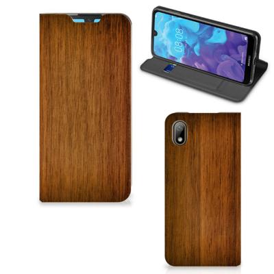Huawei Y5 (2019) Book | Wallet Case | Donker Hout
