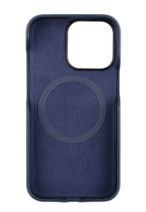 Vivanco Mag Classic Backcover Apple iPhone 13 Pro Max Blauw Inductieve lading, Stootbestendig