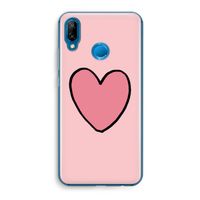 Hartje: Huawei P20 Lite Transparant Hoesje