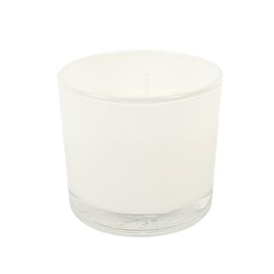 Spaas geurkaars Jasmin coconut wit 9cm ca 30 uur