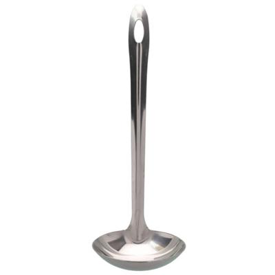 Gerimport Soep/saus opscheplepel - metaal - zilver - 26 cm - keukengerei - soeplepel