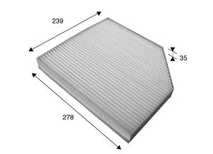 Interieurfilter CLIMFILTER COMFORT VALEO, u.a. für Audi