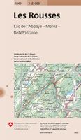 Wandelkaart - Topografische kaart 1240 Les Rousses | Swisstopo