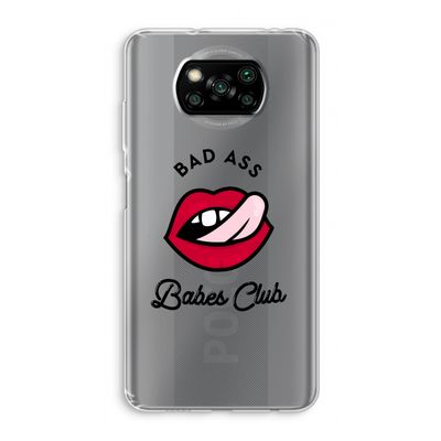 Badass Babes Club: Xiaomi Poco X3 Pro Transparant Hoesje