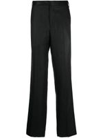 Lardini pantalon droit en lin - Noir - thumbnail