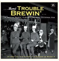 Various Artists - There's Trouble Brewin' 16 Serious Rockin' Crackers For Your Christmas Hop (Gekleurd Vinyl) LP - thumbnail