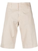 Fay bermuda en coton stretch à patch logo - Tons neutres Fay bermuda en coton stretch à patch logo - Tons neutres