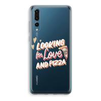 Pizza is the answer: Huawei P20 Pro Transparant Hoesje