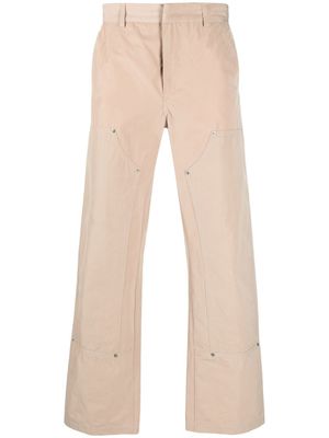 424 pantalon ample à empiècements - Tons neutres