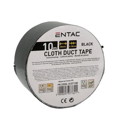 Entac Reparatietape 50mm rol 10m zwart - 4139542