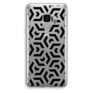 Crazy pattern: Samsung Galaxy S9 Transparant Hoesje