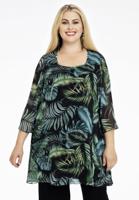Yoek Tuniek wide bottom TROPICOOL | Zwart | Maat 54/56