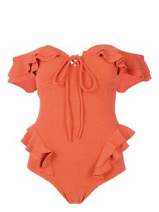 Clube Bossa maillot de bain Lanzo à épaules dénudées - Orange