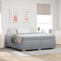 Bedframe Lichtgrijs 180 x 200 cm Stof