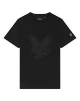 Lyle & Scott T-shirt graphic eagle - Z865 Jet zwart