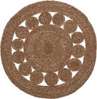 Kleed gevlochten rond 80 cm Kleed gevlochten rond 80 cm