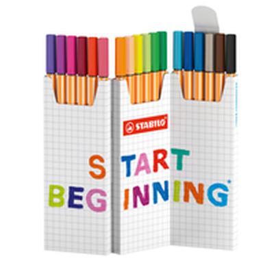 Markeerstiften Stabilo Multicolour 18 Onderdelen