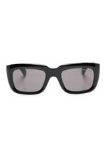 Alexander McQueen Eyewear lunettes de soleil carrées Floating Skull - Noir