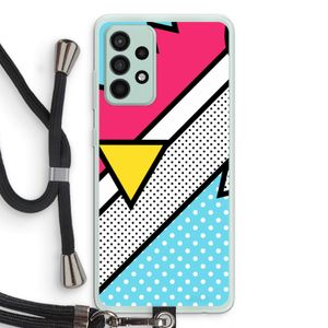 Pop Art #3: Samsung Galaxy A52s 5G Transparant Hoesje met koord