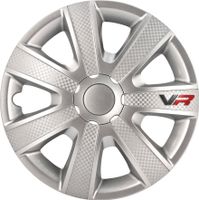 Wieldoppenset VR 16-inch zilver/carbon-look/logo PP5156 - thumbnail