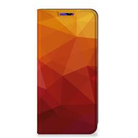 Stand Case voor Samsung Galaxy A13 (5G) | Samsung Galaxy A04s Polygon Red - thumbnail