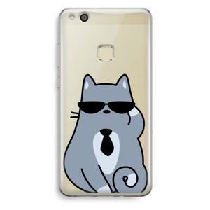 Cool cat: Huawei Ascend P10 Lite Transparant Hoesje