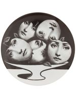 Fornasetti "Tema e variazioni" Assiette - Gris - thumbnail