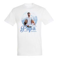Vaderdag T-shirt bedrukken - Wit - XL - thumbnail