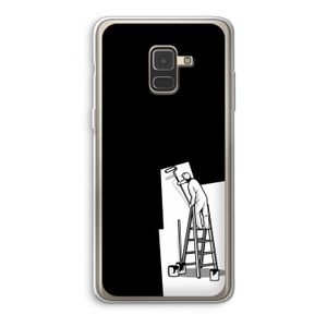 Musketon Painter: Samsung Galaxy A8 (2018) Transparant Hoesje