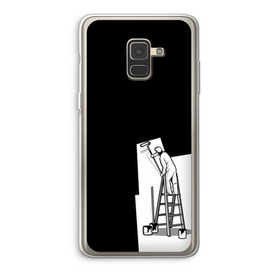 Musketon Painter: Samsung Galaxy A8 (2018) Transparant Hoesje