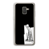 Musketon Painter: Samsung Galaxy A8 (2018) Transparant Hoesje