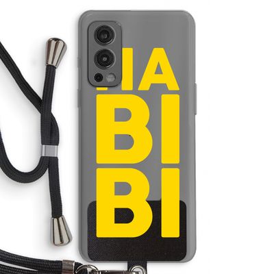 Habibi Majorelle : OnePlus Nord 2 5G Transparant Hoesje met koord