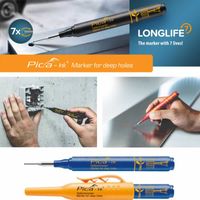 Pica Ink marker voor diepe gaten blauw 150/41 aftekenen een fluitje van een cent Pica Ink marker voor diepe gaten blauw 150/41 aftekenen een fluitje van een cent