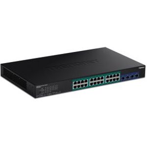 Trendnet TPE-30284 netwerk-switch Managed L2/L4 Gigabit Ethernet (10/100/1000) Power over Ethernet (PoE) 1U Zwart