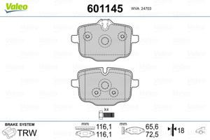 Valeo Remblokset 601145