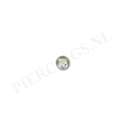 Balletje BCR 4 mm kristal