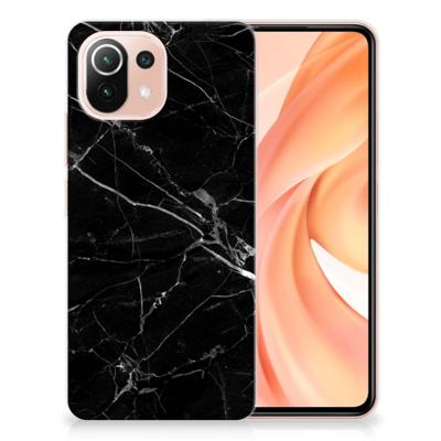 Xiaomi Mi 11 Lite | 11 Lite 5G NE | TPU | Siliconen hoesje | Marmer Zwart - Origineel Cadeau Vader