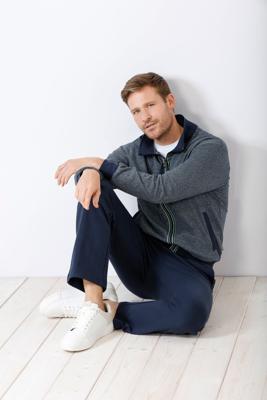 Sportief heren sweat huispak Hajo
